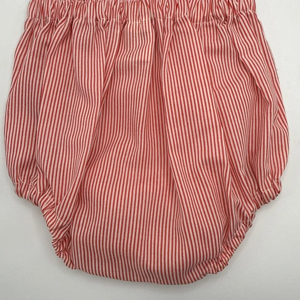 Vintage Cuties by Judy Baseball Bat Mitt Baby  Romper with Hat 0-6 Months